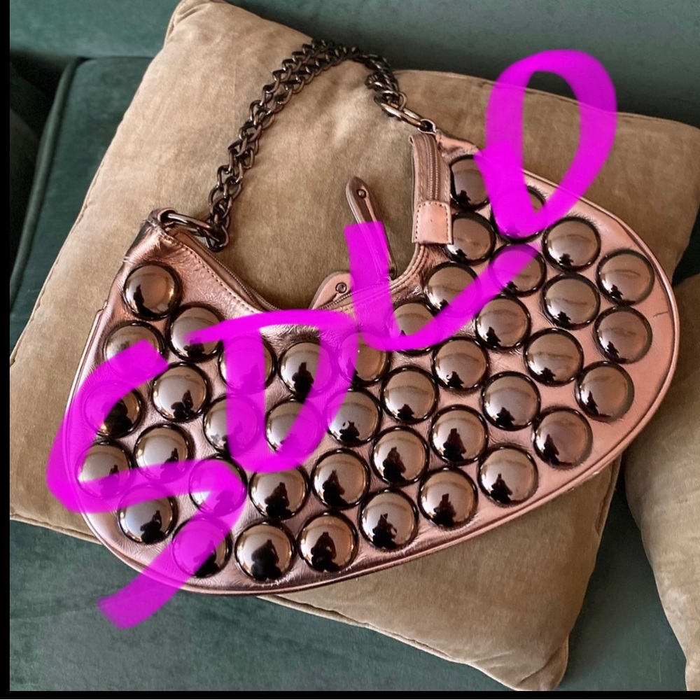 SOLD!! Large Button Bead Purse